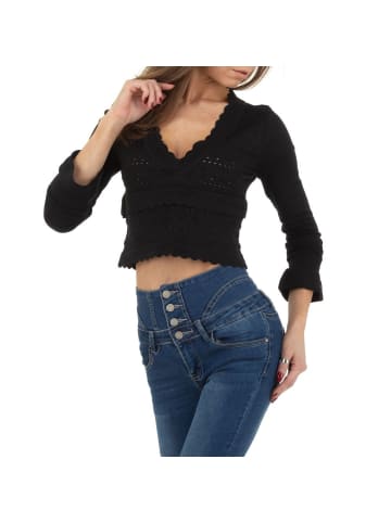 Ital-Design Pullover in Schwarz