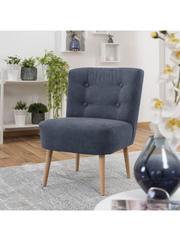 others SESSEL Kamle Bezug Flachgewebe Buche natur / blau