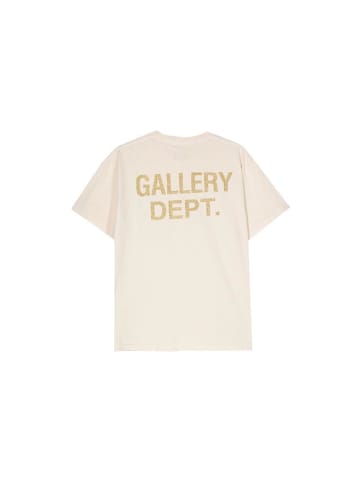 Gallery Dept. Breaking News Logo T Shirt Beige