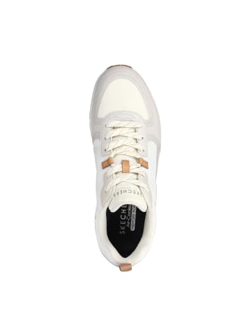 Skechers Niedriger Schnürsneaker Sckechers Uno Layover Weiß