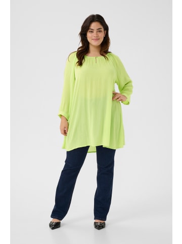 KAFFE curve Tunika KCami in Lettuce Green