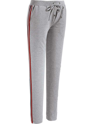 Erwin Müller Sweat Freizeithose, lang in grau meliert