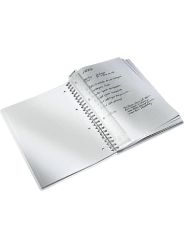 Leitz Collegeblock Wow A4 PP liniert holzfrei 80 Blatt weiß