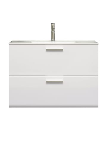 ebuy24 Waschbeckenunterschrank Riva Weiß 82 x 47 cm