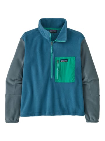 Patagonia W MICRODINI 1/2 ZIP PULLOVER in Blau