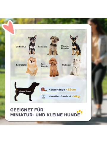 Pawhut Hundewagen 67L x 45B x 96H cm