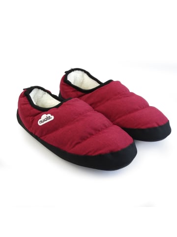 nuvola Hausschuhe "Marbled Chill" in Granatrot