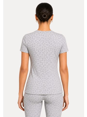 SMILODOX LEO T-Shirt Velvara in Grau Leo