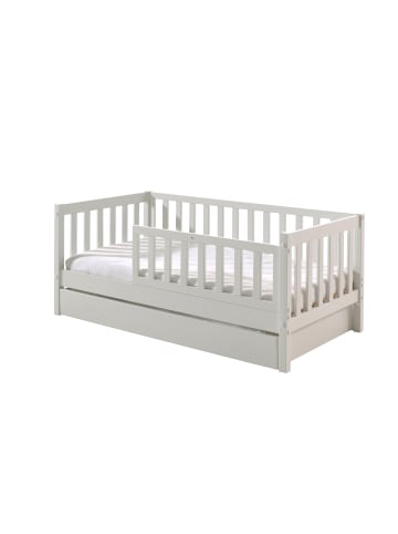 58 aufm Kessel JUNIORBETT Karie 148x60x76 aus Massivholz+MDF in Weiß