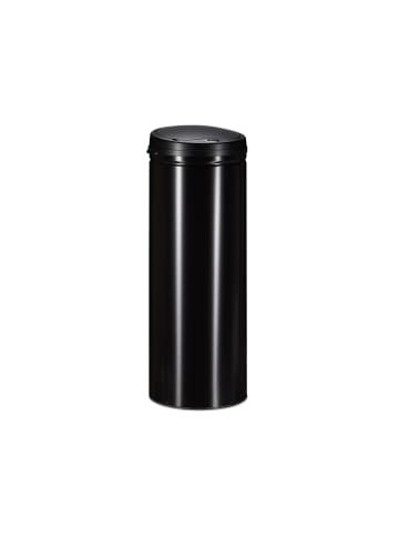 relaxdays Mülleimer Schwarz - 50l