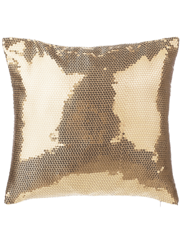 Beliani 2er-Set Dekokissen ASTER in Gold