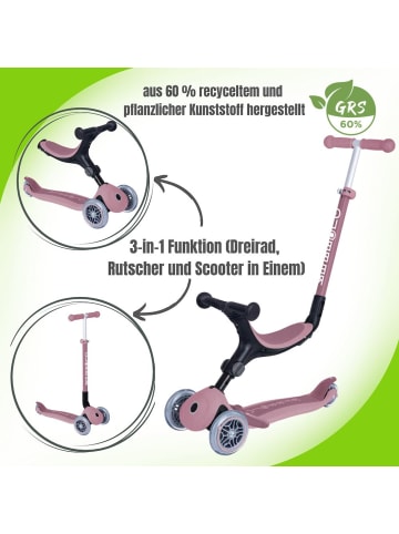 authentic Globber Go-Up Foldable Plus Eco Scooter und Rutscher - Farbe: Beere