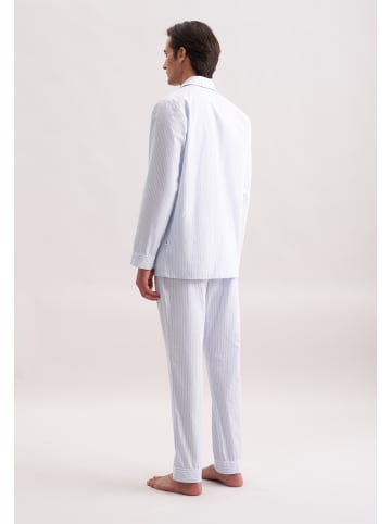 Seidensticker Pyjama Regular in Hellblau