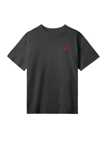 F4NT4STIC T-Shirt Basketball Bestickt in off black