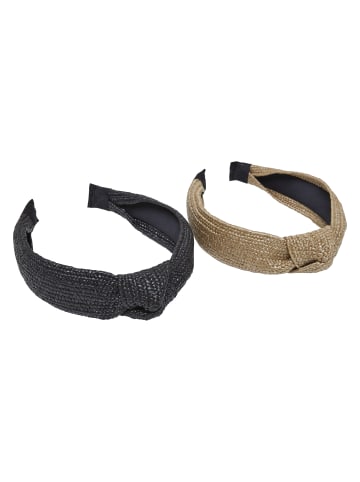 Urban Classics Bandana in black/beige