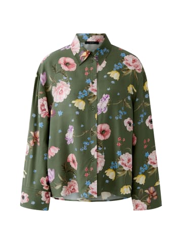 Oui Bluse in khaki red