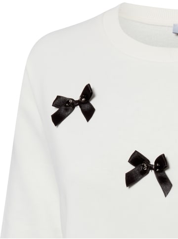 More & More Sweatshirt in ecru schwarz