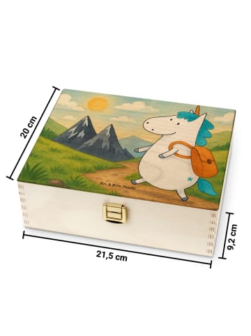 Mr. & Mrs. Panda Teebeutel Aufbewahrung Einhorn Bergsteiger Desi... in Weiß