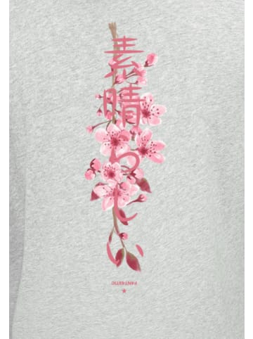 F4NT4STIC Hoodie Cherry Blossom in grau meliert