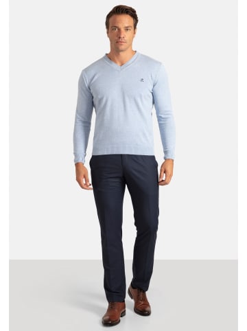 SIR RAYMOND TAILOR Strickpullover Los Angeles in Baby Blue Melange