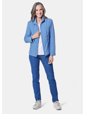 GOLDNER Sportive Übergangsjacke mit Stehkragen in jeansblau