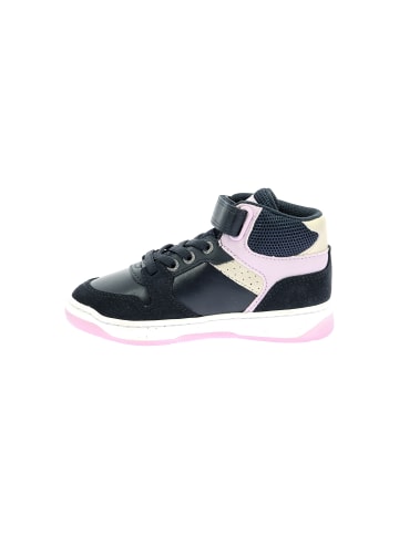 Kickers Sneakers Montante aus Leder Kind Kickado Blau