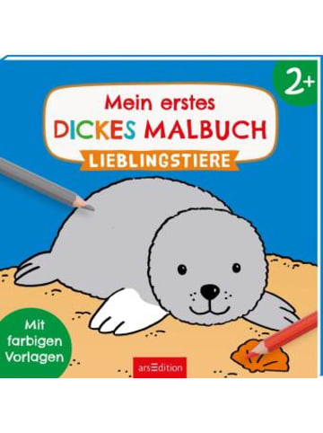 ars edition Papeterie/PBS - Mein erstes dickes Malbuch ab 2 - Lieblingstiere