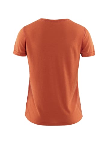 FJÄLLRÄVEN T-Shirt High Coast Lite in Dunkelorange