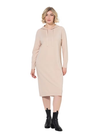 Ulla Popken Midikleid in beige melange