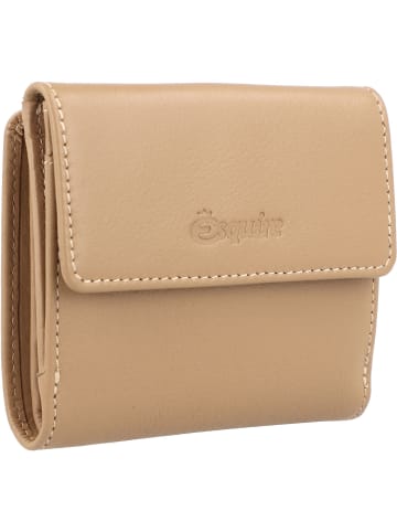 Esquire Peru Geldbörse RFID Leder 10 cm taupe