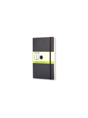 Moleskine Notizbuch mit weichem Einband, 70g-Papier, Blanko "Classic" in Schwarz