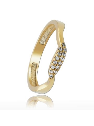 BALIA 333 Gelbgold - 8 Karat Damen Ringe Welle gold Fingerring 60 (19,1)