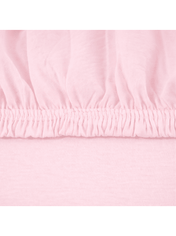 Traumschloss Comfort Jersey Spannbettlaken in puder (rosé)