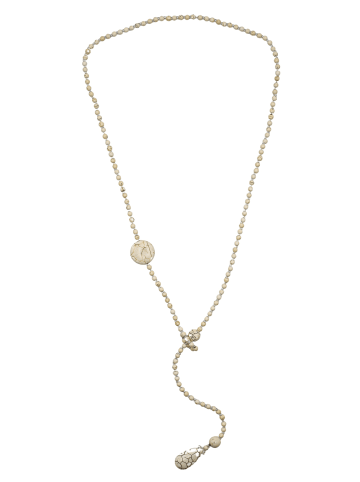 collezione alessandro Lange Kette " Verona " in weiß