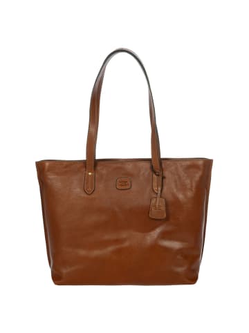 BRIC`s Volterra - Shopper L 35 cm in tabacco