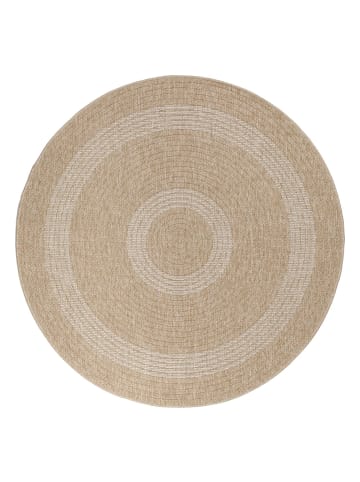 Teppich Boss In- & Outdoor Teppich Comilla 886, rund - Beige