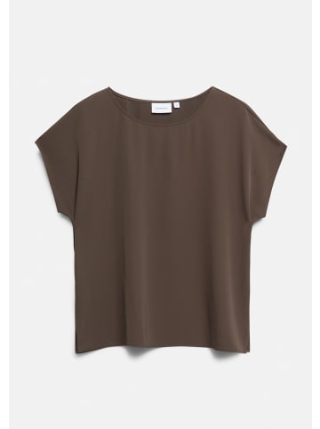 comma Bluse in 8943_dunkelbraun