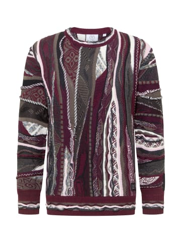 Carlo Colucci Strickpullover Feudo in Bordeaux