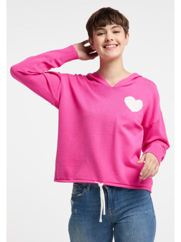 myMo Damen Strickpullover in pink