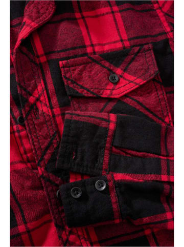 Brandit Hemden in red/black