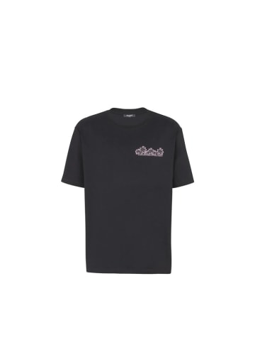 balmain Logodruck T-shirt Schwarz