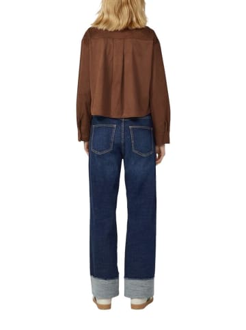 S.OLIVER RED LABEL Langarmbluse in Braun