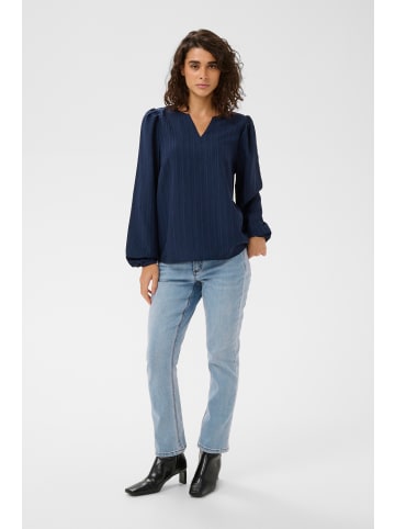 Kaffe Langarm-Bluse KApaulina Regular fit in Midnight Marine CC