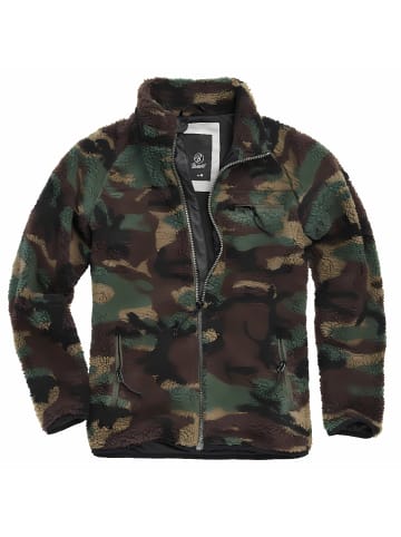Brandit Fleecejacke/Fleecepullover "Teddyfleece Jacket" in Camouflage