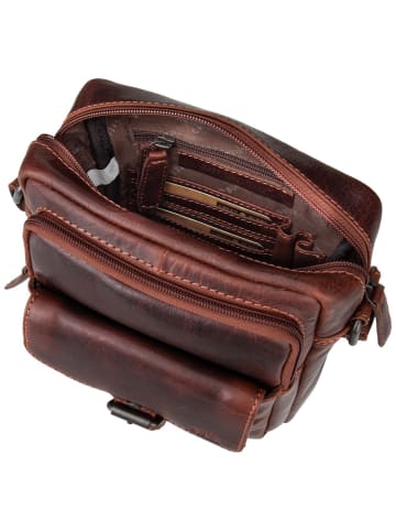 Greenburry Anderes Rugged Shoulderbag M in Teak Brown