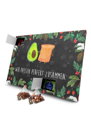 Mr. & Mrs. Panda Advents-Teekalender Avocado Toast mit Spruch in Kreidetafel