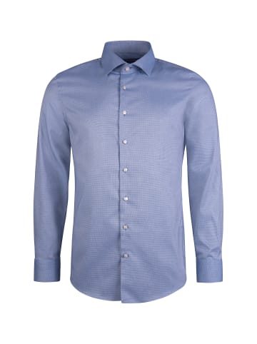 Roy Robson Businesshemd Businesshemd im Slim Fit mit leichter Struktur in hellblau