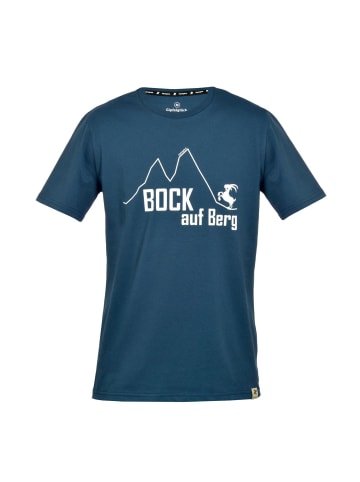 Gipfelglück Baumwoll-Tshirt FRED in Insignia Blue