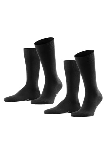 Falke Socken 2er Pack in Schwarz