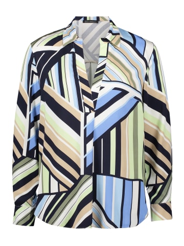 Betty Barclay Schlupfbluse langarm in Blau/Grün